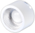 Oprawa naścienna ze zmienną barwą światłą, okrągła 230V,25W,3000/4000/5700K,2180/2530/2340lm, 90°,IP54, EEI=F DLFTRIO25W Tracon Electric