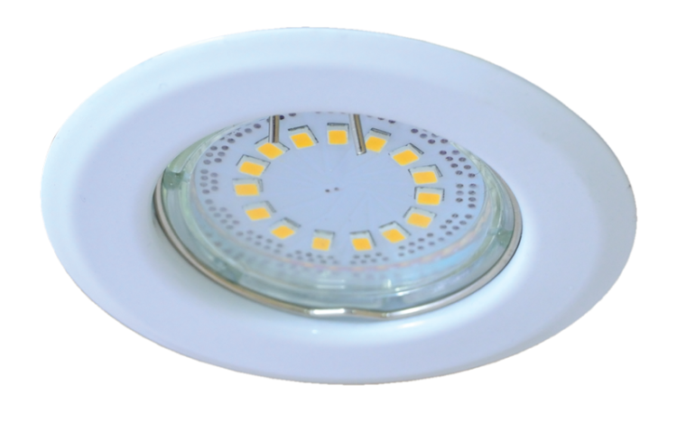 Oprawa halogenowa, biały max.50W, MR16, D=82mm TLC-2W Tracon Electric
