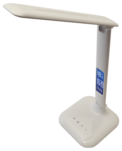 Lampa biurkowa, ze ściemniaczem Wyświetlacz LCD 100-240 V, 50 Hz, 4 W, 2700-6000 K, EEI=G LALD4W Tracon Electric