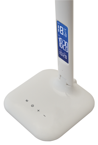 Lampa biurkowa, ze ściemniaczem Wyświetlacz LCD 100-240 V, 50 Hz, 4 W, 2700-6000 K, EEI=G LALD4W Tracon Electric