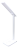 Lampa biurkowa LED, ściemnialna, z ład. bezprzewodową i USB 100-240V, 50HZ, 5W, 250lm, 2700-5700K, EEI=G LALW5W Tracon Electric