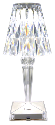 Biurkowa, dekoracyjna, akumulatorowa oprawa LED, z kloszem 1W, 3000-6500K, 3,7V, 1200 mAh, Li-Ion, 70lm, 6h, IP20 RLG Tracon Electric