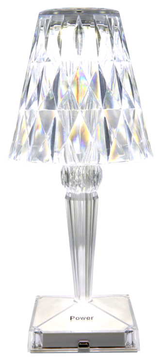 Biurkowa, dekoracyjna, akumulatorowa oprawa LED, z kloszem 1W, 3000-6500K, 3,7V, 1200 mAh, Li-Ion, 70lm, 6h, IP20 RLG Tracon Electric
