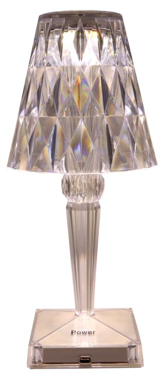 Biurkowa, dekoracyjna, akumulatorowa oprawa LED, z kloszem 1W, 3000-6500K, 3,7V, 1200 mAh, Li-Ion, 70lm, 6h, IP20 RLG Tracon Electric