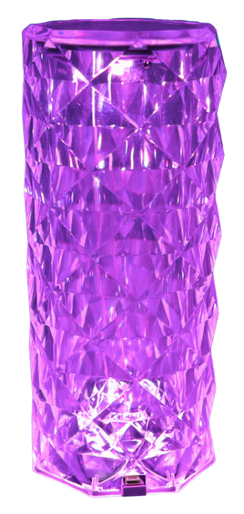 Biurkowa, dekoracyjna, akumulatorowa oprawa LED, cylindrowa 1W, RGB, 3,7V, 1500 mAh, Li-Ion,45lm ,6h, IP20 RLV Tracon Electric