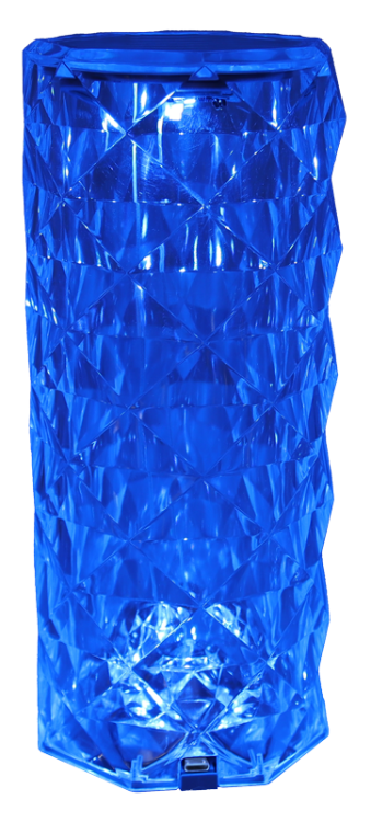 Biurkowa, dekoracyjna, akumulatorowa oprawa LED, cylindrowa 1W, RGB, 3,7V, 1500 mAh, Li-Ion,45lm ,6h, IP20 RLV Tracon Electric