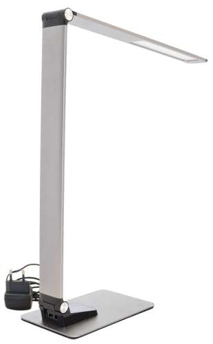 Metalowa lampa biurkowa LED z portem USB 100-240 V, 50 Hz, 10 W, 2700-6000 K, EEI=G LALUSBM10W Tracon Electric