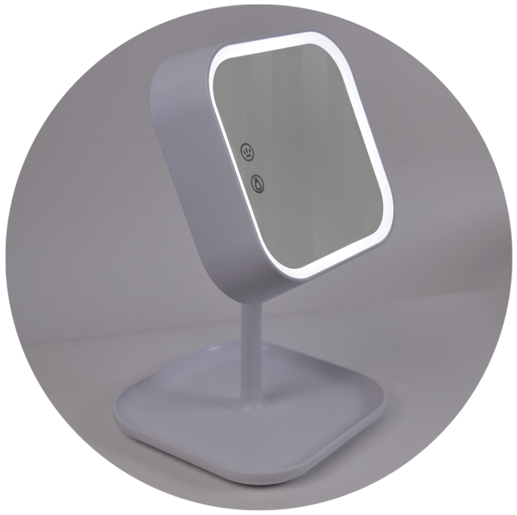 Lusterko kosmetyczne z podświetleniem LED 100-240 VAC, 50Hz, 8 W, 150 lm, 6000 K,3,7V 1000mAh Li-Ion LALCM8W Tracon Electric