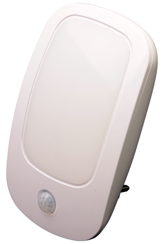 Lampka nocna z czujnikiem 230VAC, 50Hz, 0,5W, 20lm, PIR+CDS, 3,5m NLB Tracon Electric
