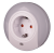 Lampka nocna z czujnikiem 230VAC, 50Hz, 0,42W, 15lm, CDS, 1xSCHUKO NLSCHUKO Tracon Electric