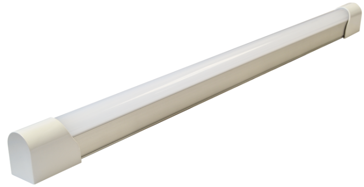 Oprawa meblowa LED T8 z listwą wewnętrzną, bez wyłącznika 230 V, 50 Hz, 20 W, 1400 lm, 4500 K, 1225 mm, EEI=G TLLEDB20W Tracon Electric