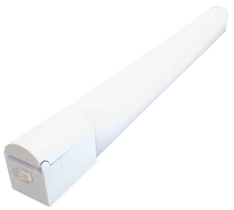 Hermetyczna oprawa meblowa LED z gniazdem schuko 230 V, 50 Hz, 8 W, 720 lm, 4000 K, IP44, EEI=G TLFLEDS8NW Tracon Electric