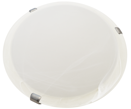 Lampa sufitowa UFO, szklana, biała 230V, 50Hz, E27, max.1×60W, D=300 mm UFO-1-F Tracon Electric