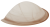 Lampa ścienna UFO półokrągła, szklana, beżowa 230V, 50Hz, E27, max.1×60W, D=300 mm UFO-F-B Tracon Electric