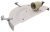 Lampa ścienna UFO półokrągła, szklana, beżowa 230V, 50Hz, E27, max.1×60W, D=300 mm UFO-F-B Tracon Electric