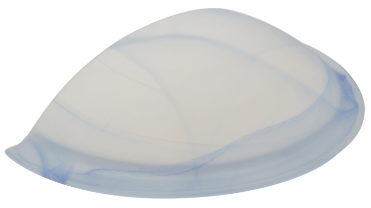 Lampa ścienna UFO półokrągła, szklana, niebieska 230V, 50Hz, E27, max.1×60W, D=300 mm UFO-F-K Tracon Electric