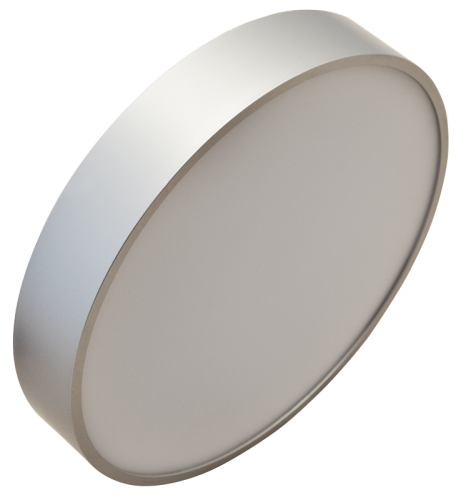 Oprawa LED, plastikowa obudowa, srebrna ramka 230 V, 50 Hz, 16 W, 1200 lm, 3000 K, D=205mm,EEI=G MFDS16W Tracon Electric
