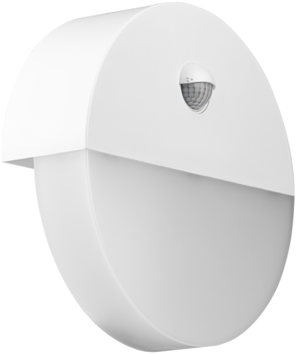 Oprawa naścienna LED z czujnikiem ruchu, okrągła 230VAC, 10W, 140°, 2-9m, 10s-5m, 4500K , IP54, 700lm, EEI=G SLKK10W Tracon Electric