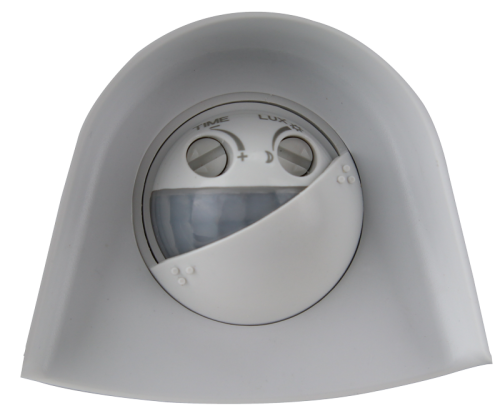 Oprawa naścienna LED z czujnikiem ruchu, okrągła 230VAC, 15W, 140°, 2-9m, 10s-5m, 4500K , IP54, 1100lm, EEI=G SLK15W Tracon Electric