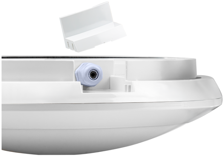 Naścienna oprawa LED z czujnikiem ruchu, wewnętrzna 230VAC,16W,5,8GHz,360°,1-8m,10s-10mn,4500K,IP66,1300lm,EEI=G MFM02D Tracon Electric