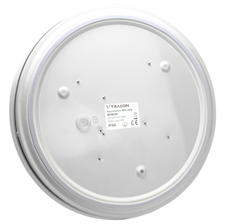Naścienna oprawa LED z czujnikiem ruchu 230VAC, 23W, 180°, 2-15m, 10s-10m, 4500K , IP44,1700lm,EEI=G MFM04D Tracon Electric