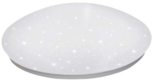 Lampa sufitowa LED z efektem nocnego nieba 230 V, 50 Hz, 24 W, 1600 lm, 4000 K, IP20,D=380mm, EEI=G MF24NW Tracon Electric