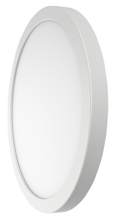 Okrągła oprawa sufitowa z chromowaną ramką 230V, 50Hz, 18W, 1500lm, 4000K, D=225mm, EEI=G MFP18NW Tracon Electric