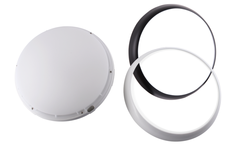 Okrągła oprawa sufitowa z czujnikiem ruchu 230V,50Hz,18W,1600lm,360°,3-7m,40s,<10lx,IP65,D=250mm,EEI=F MFOM18NW Tracon Electric