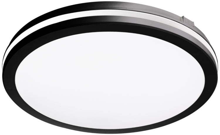 Oprawa sufitowa LED z regulowaną barwą światła, czarna 230V,50Hz, 40W, 4000lm, 3000K/4000K/6500K, IP65, EEI=F MFKBL40CCT Tracon Electric