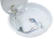 Naścienna oprawa hermetyczna LED, zmienna barwa 230 VAC, 16 W, 1600 lm, 3000/4000/6500 K, IP54,D=320mm,EEI=E ADAM16W Tracon Electric