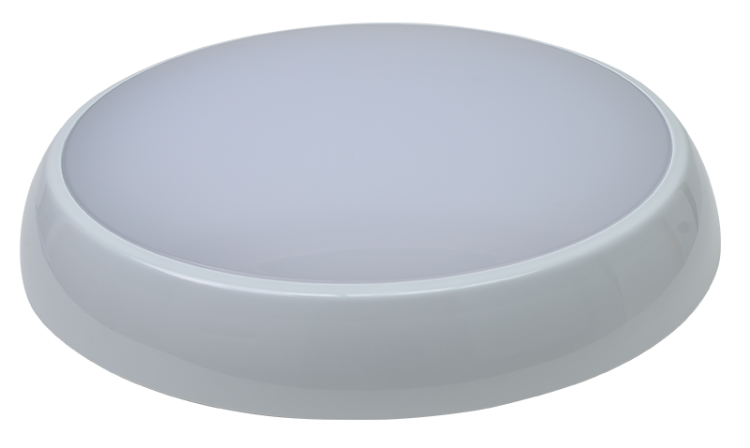 Naścienna oprawa hermetyczna LED, zmienna barwa, inwerter 230VAC,13/2W,1200/140lm,3000/4000/6500K,3h,IP54,EEI=E ADAME13W Tracon Electric