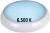 Naścienna oprawa hermetyczna LED, zmienna barwa, inwerter 230VAC,13/2W,1200/140lm,3000/4000/6500K,3h,IP54,EEI=E ADAME13W Tracon Electric