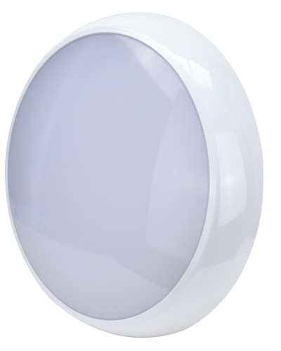 Naścienna oprawa hermetyczna LED, inwerter, czujnik ruchu 230VAC,13/2W,1200/140lm,3h,3000-6500,1-8m,10s-12m,IP54,EEI=E ADAMSE13W Tracon Electric
