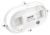 Hermetyczna okrągła oprawa LED owalna, obud. plastikowa 230 VAC, 50 Hz, 8 W, 710 lm, 4000 K, IP65, EEI=F LHIPO8W Tracon Electric