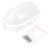 Hermetyczna okrągła oprawa LED owalna, obud. plastikowa 230 VAC, 50 Hz, 8 W, 710 lm, 4000 K, IP65, EEI=F LHIPO8W Tracon Electric