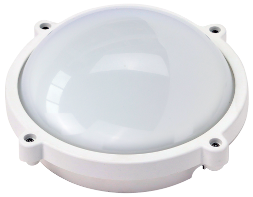 Hermetyczna okrągła oprawa LED okrągła, obud. plastikowa 230 VAC, 50 Hz, 8 W, 710 lm, 4000 K, IP65, EEI=F LHIPK8W Tracon Electric