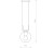 Lampa sufitowa wisząca Industrialna Loft MONACO zwis 9364 NOWODVORSKI Lighting E27 nowoczesna oświetleniowa żyrandol szklana przyciemniana dymiona kula metal czarna przezroczysta szkło dymione Inspiracje Premium