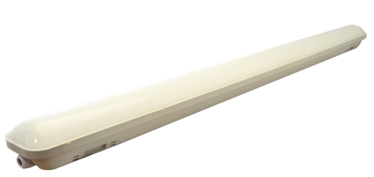 Oprawa hermetyczna LED z czujnikiem ruchu 230 V, 50 Hz, 36 W, 4000 K, 3000 lm, IP65, EEI=F LV1236M Tracon Electric