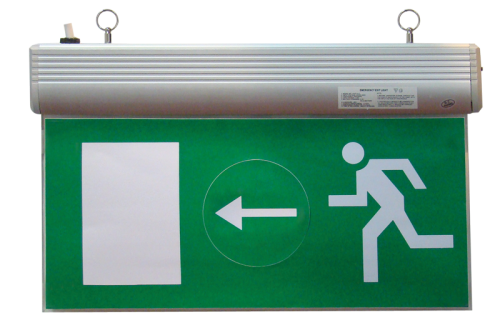Ewakuacyjna oprawa LED z piktogramami 230V, 50Hz, 13×LED, 3h, 2,4V / 900mAh, Ni-Cd EXIT-01-J Tracon Electric