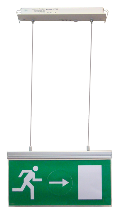 Ewakuacyjna oprawa LED z piktogramami 230V, 50Hz, 18×LED, 3h, 3,6V / 900mAh, Ni-Cd EXIT-03-J Tracon Electric