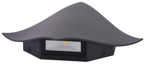 Zewnętrzna dekoracyjna oprawa ścienna LED, dwukierunkowa 230 V, 50 Hz, 11 W, 800 lm, 4000 K, IP65, EEI=G GARC11NW Tracon Electric