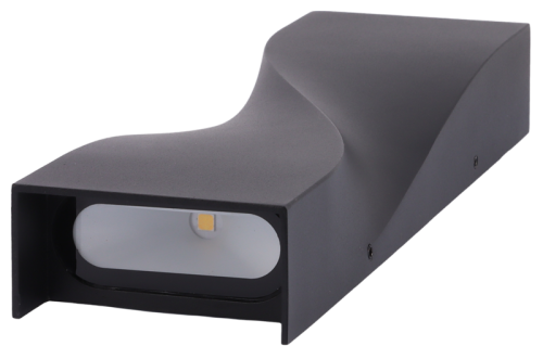 Zewnętrzna dekoracyjna oprawa ścienna LED, dwukierunkowa 230 V, 50 Hz, 11 W, 700 lm, 4000 K, IP65, EEI=G GARD11NW Tracon Electric