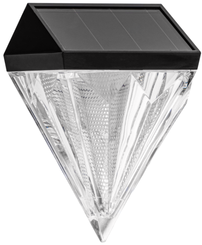 Solarny kinkiet ogrodowy 0,05W, 3000K, 7 lm, 1,2V/600mAh NI-MH, IP44 GARDIA Tracon Electric