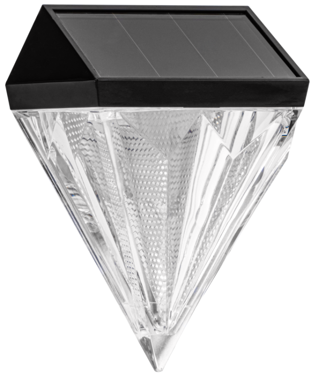 Solarny kinkiet ogrodowy 0,05W, 3000K, 7 lm, 1,2V/600mAh NI-MH, IP44 GARDIA Tracon Electric