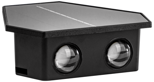 Solarny kinkiet ogrodowy 0,3W, 3000/4000K, 30 lm,3,7V/1300mAh Li, IP44 GARSL3 Tracon Electric