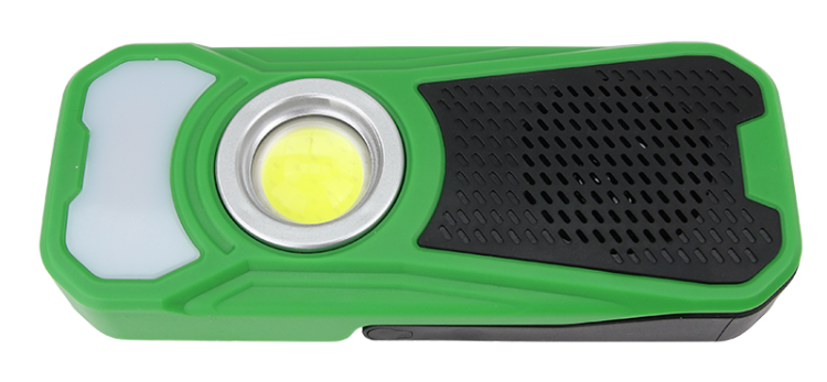 Akumulatorowa latarka LED z głośnikiem bluetooth 10/3W, 6000K, 3.7V 3000mAh, 500/180lm, 3,5h, Bluetooth 4.2 STLBT10W Tracon Electric