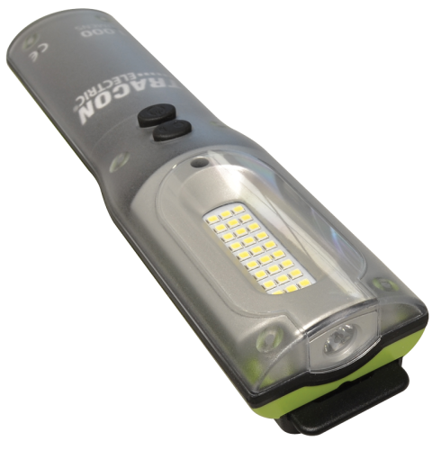 Latarka LED o dużej mocy 10/3W, 6500K, 3,7V, 6600 mAh, Li-Ion, 1000/220lm, 3/9h, IP54 STLHL10W Tracon Electric