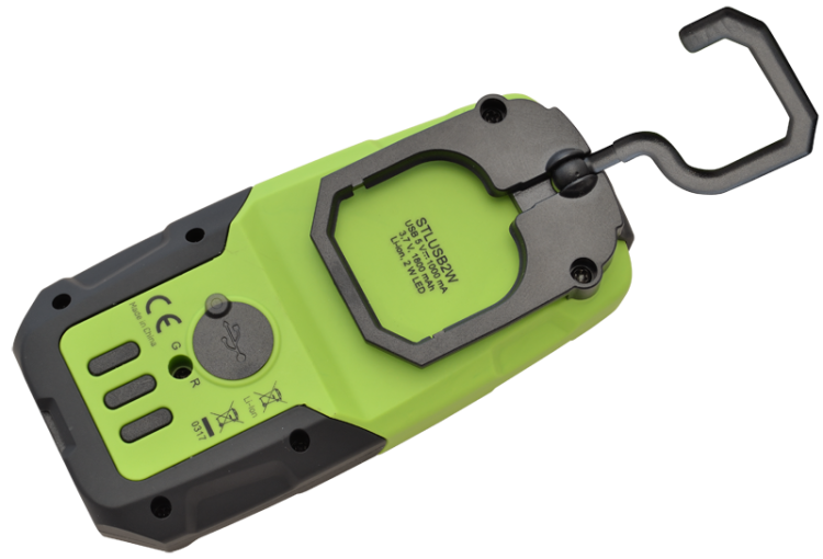 Latarka LED, akumulatorowa wyjście ładujące USB 2 W, 6000K, 3,7V, 1800mAh, 200 lm, IP44, 3 h STLUSB2W Tracon Electric
