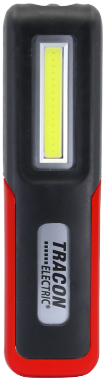 Latarka akumulatorowa LED 3/3W, 6000K, 3.7V 2000mAh, 100/180lm, IP44, 3,5h STLCOB3W Tracon Electric