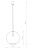 Lampa sufitowa wisząca Industrialna Loft SPHERE XL zwis 7846 NOWODVORSKI Lighting E27 nowoczesna oświetleniowa żyrandol szklana kula metal do Kuchni Jadalni nad stół blat wyspę czarna Inspiracje Premium